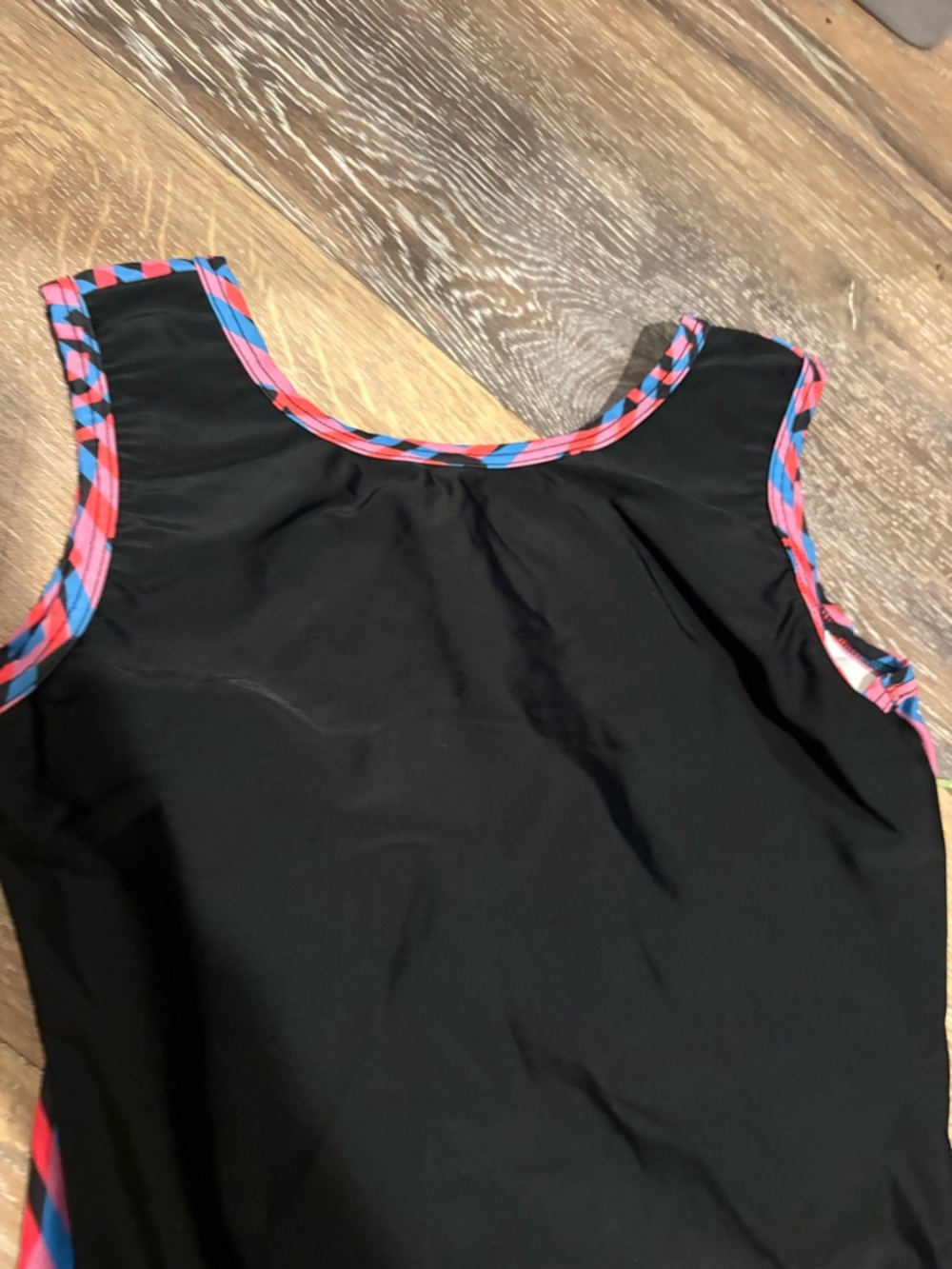 Black/Multi Colored Girls' Plum Leotard w - Picture 4 of 6